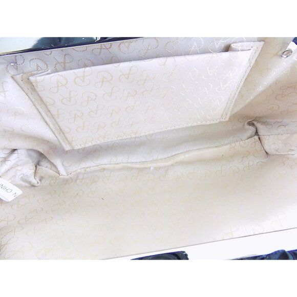 ADRIANNA PAPELL $76 SIA Black Clutch PURSE EMBROIDERED HANDBAG E27 - Picture 5 of 6